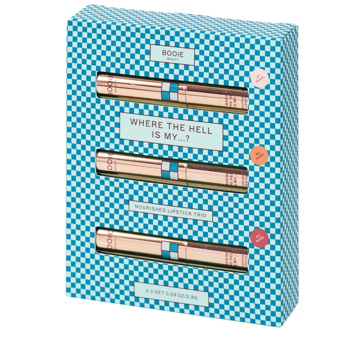 BOOIE Beauty Nourished Lipstick Trio