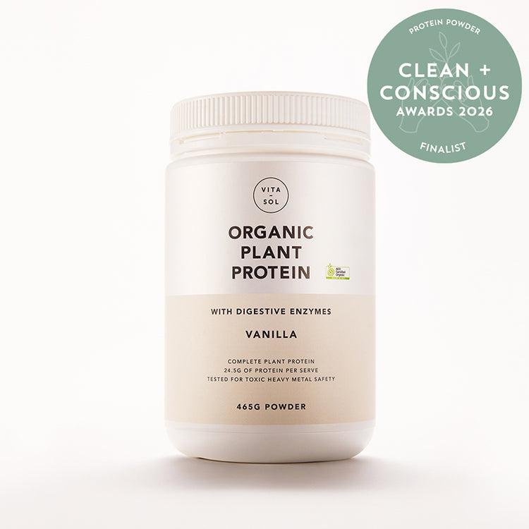 Vita Sol Organic Plant Protein Vanilla Powder 465g