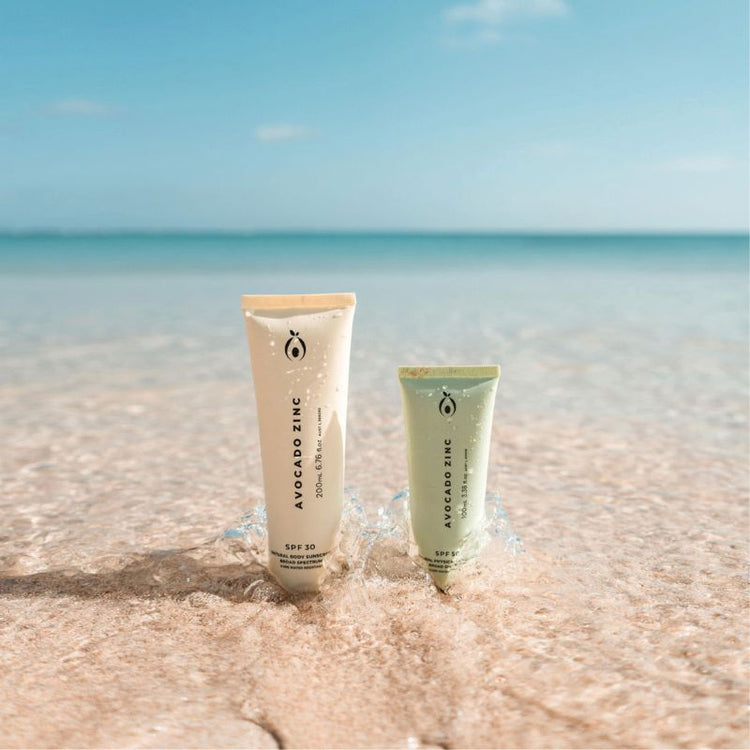 Avocado Zinc SPF30 Natural Body Sunscreen 200ml