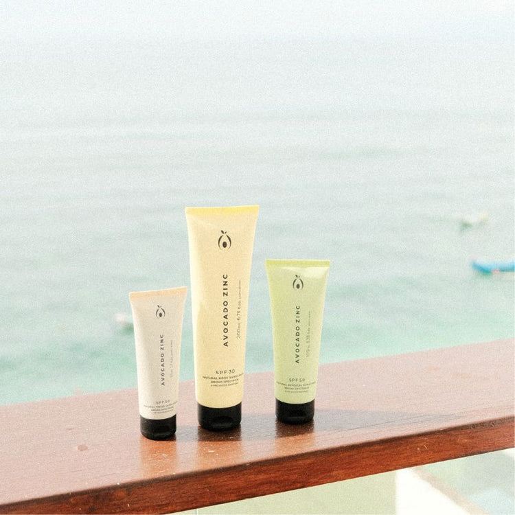 Avocado Zinc SPF30 Natural Body Sunscreen 200ml