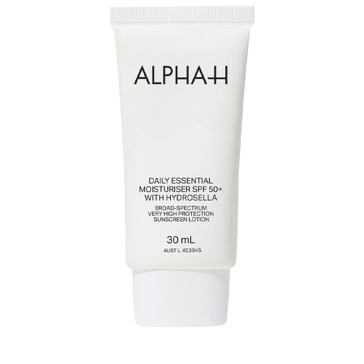 Alpha-H Daily Essential Moisturiser SPF50+ with Hydrosella Travel Size 30ml