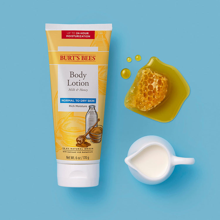 Burts Bees Body Lotion Milk & Honey 170g