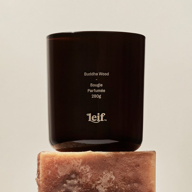 Leif Buddha Wood Candle 280g