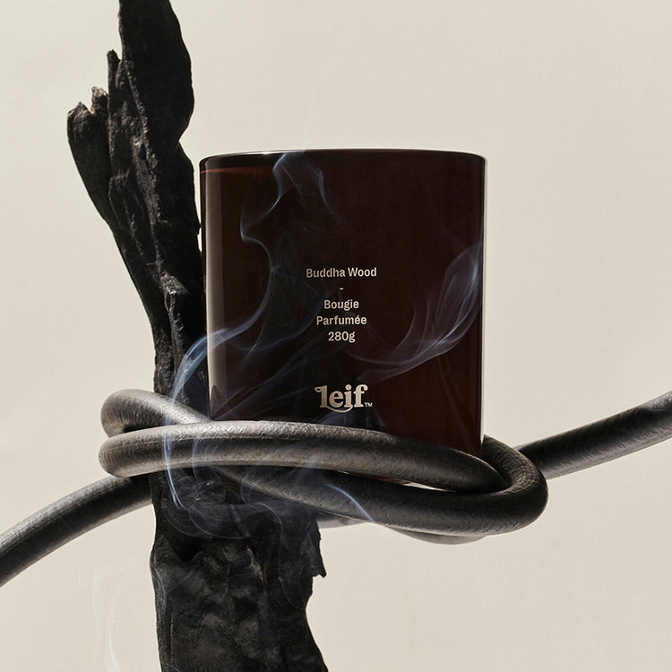 Leif Buddha Wood Candle 280g