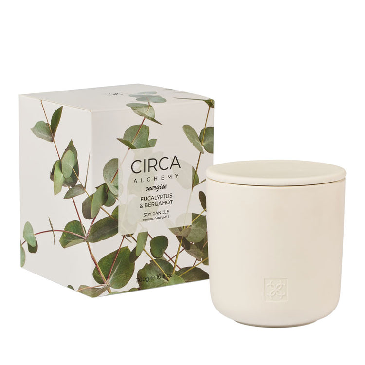 CIRCA Alchemy Energise - Eucalyptus & Bergamot Soy Candle 300g