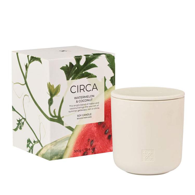 CIRCA Coconut & Watermelon Soy Candle 300g