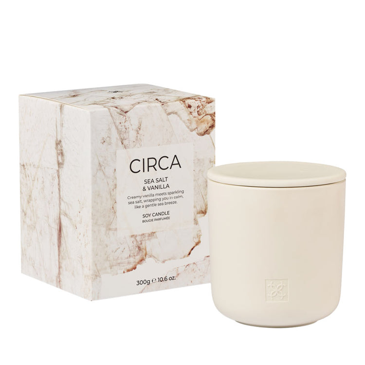 CIRCA Sea Salt & Vanilla Soy Candle 300g
