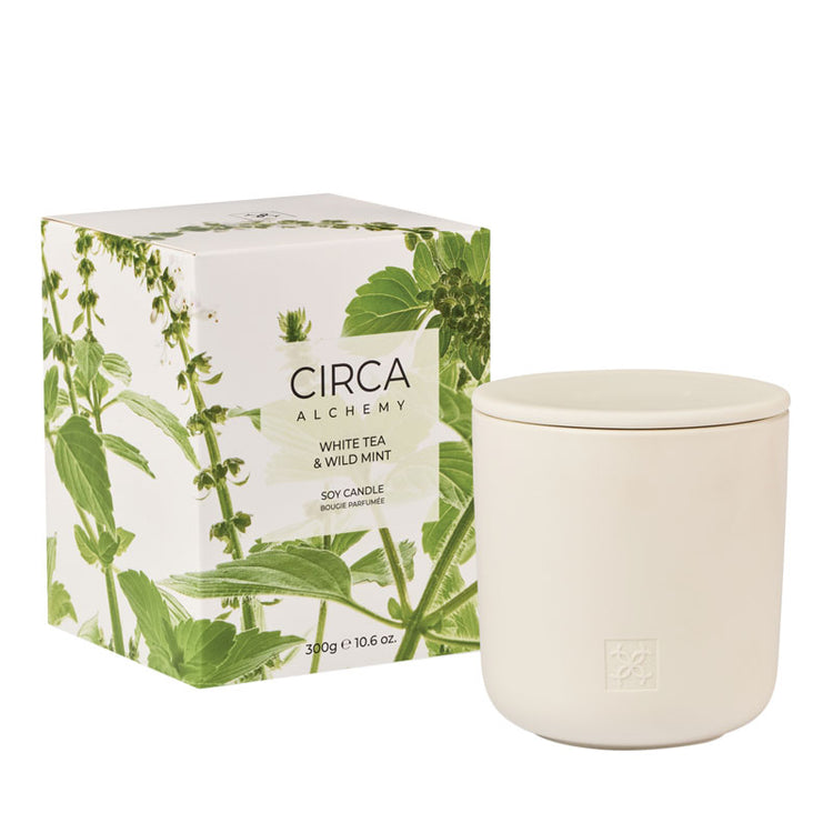 CIRCA Alchemy White Tea & Wild Mint Soy Candle 300g