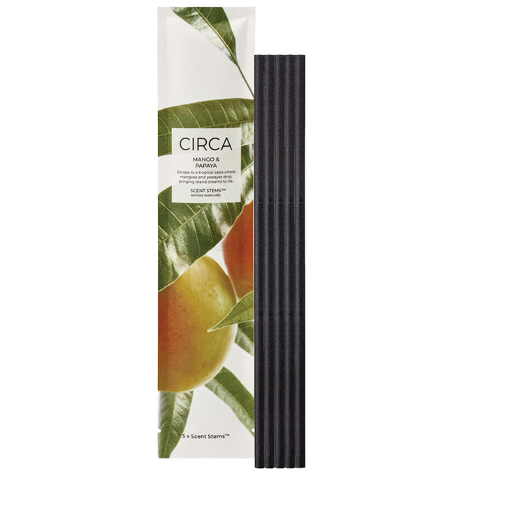 CIRCA Mango & Papaya 5 Replacement Scent Stems