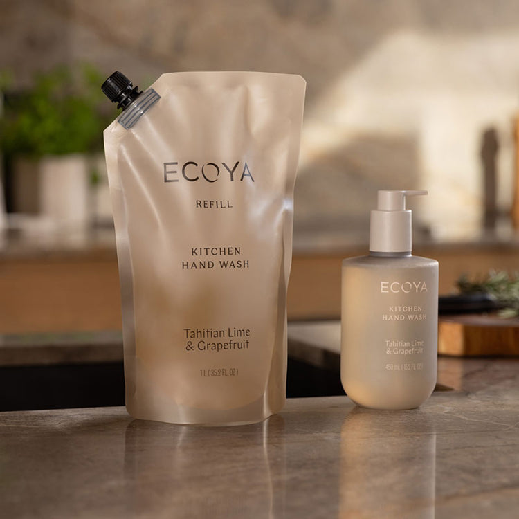 Ecoya Tahitian Lime & Grapefruit Kitchen Hand Wash Refill 1L