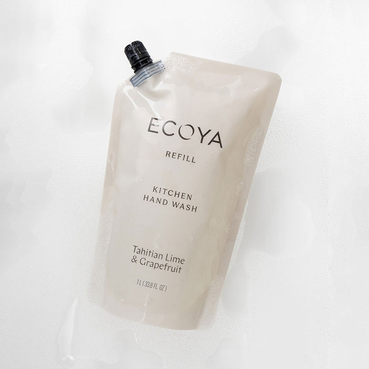 Ecoya Tahitian Lime & Grapefruit Kitchen Hand Wash Refill 1L