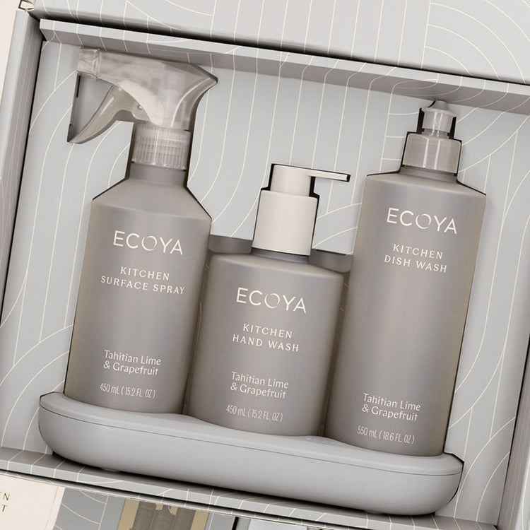 Ecoya Tahitian Lime & Grapefruit Kitchen Gift Set