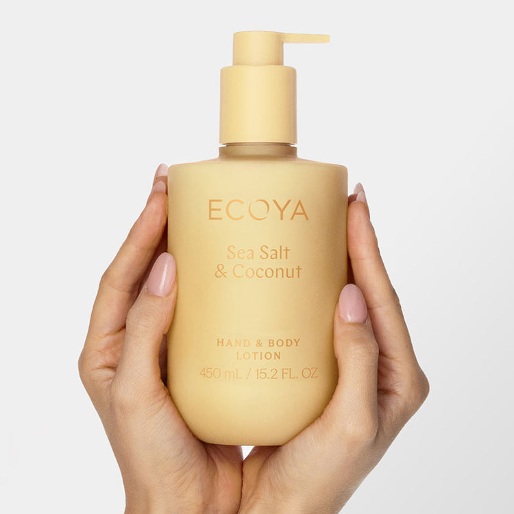 Ecoya Hand & Body Lotion - Sea Salt & Coconut 450ml