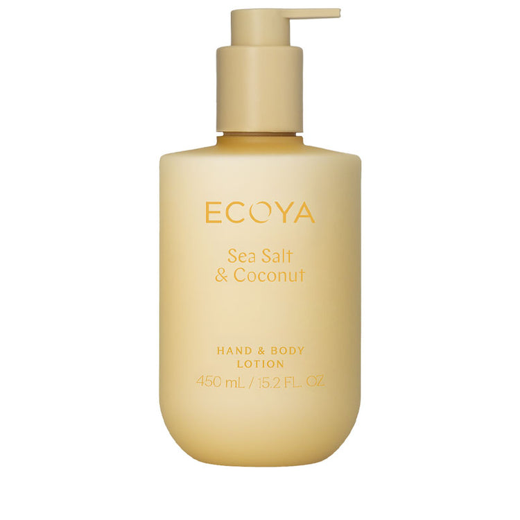 Ecoya Hand & Body Lotion - Sea Salt & Coconut 450ml
