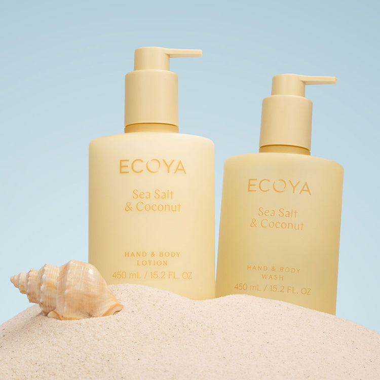 Ecoya Hand & Body Wash - Sea Salt & Coconut 450ml
