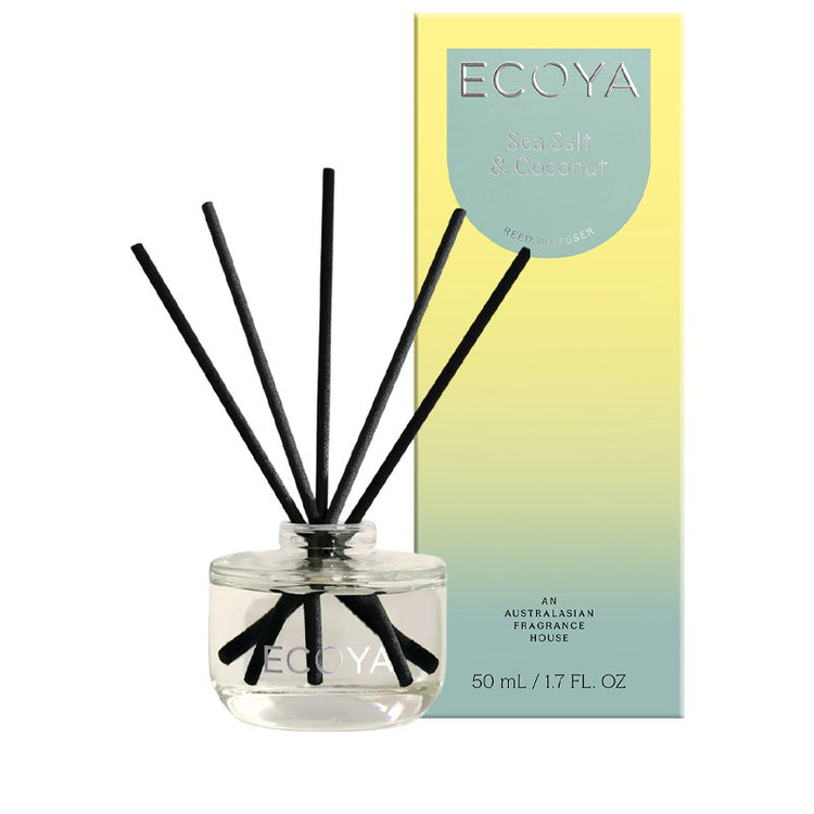 Ecoya Mini Reed Diffuser - Sea Salt & Coconut 50ml