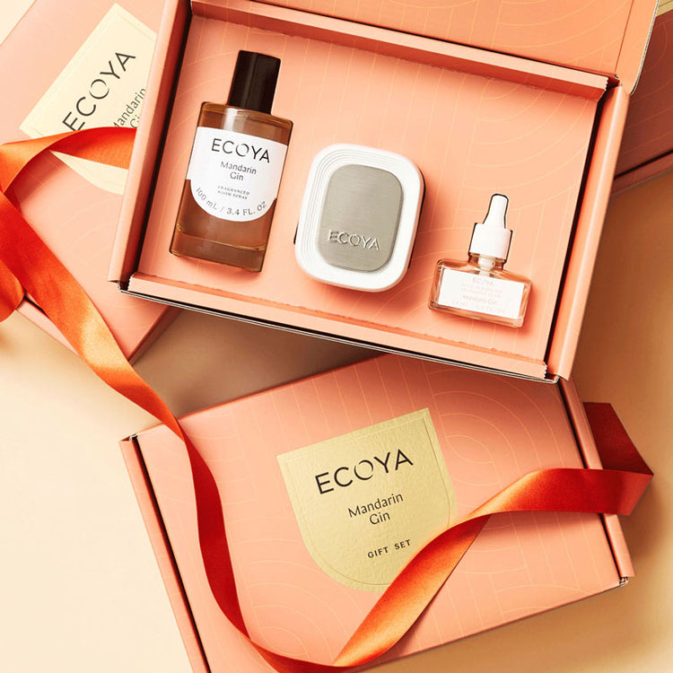 Ecoya The Power Pair: Mandarin Gin Plug In Diffuser & Room Spray Gift Set