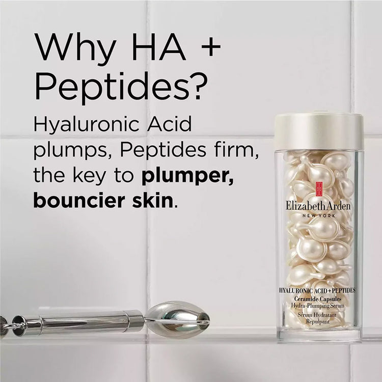 Elizabeth Arden Hyaluronic Acid + Peptides Ceramide Capsules Hydra-Plumping Serum 60 pieces