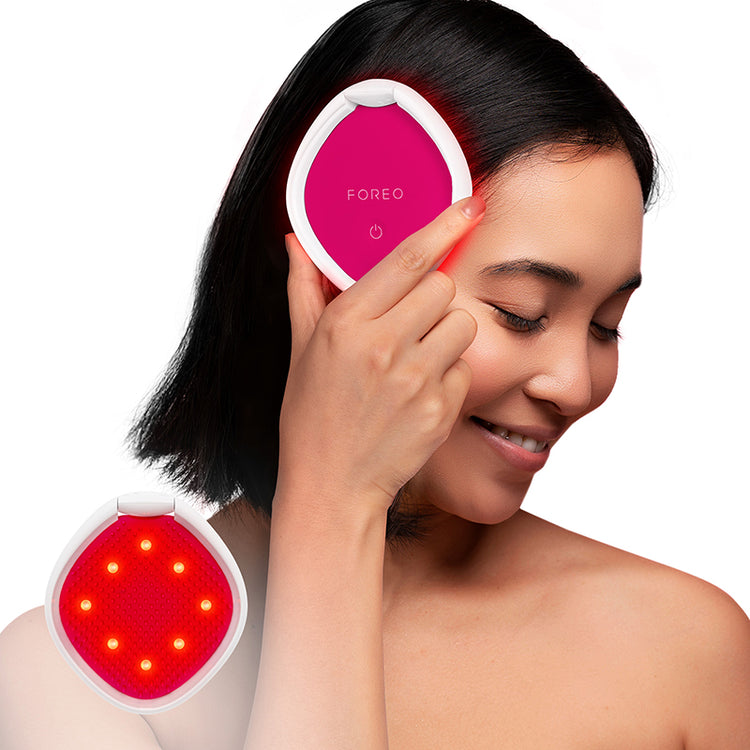 FOREO FLIP Play Red Light Hairbrush - Cherry Up!