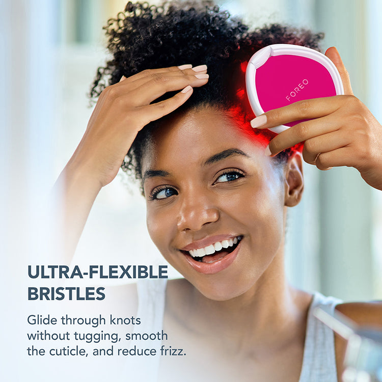 FOREO FLIP Play Red Light Hairbrush - Cherry Up!