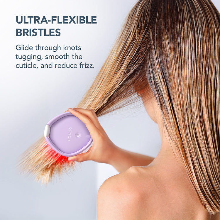 FOREO FLIP Play Advanced LED Light Hairbrush - I Lilac You!