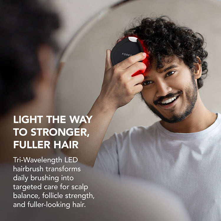 FOREO FLIP Play Advanced LED Light Hairbrush - Midnight Magic!