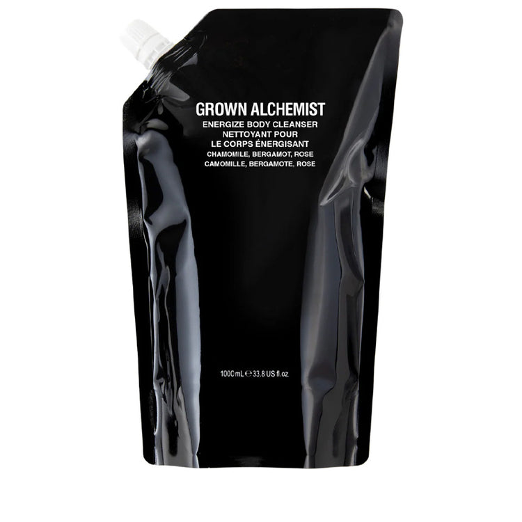 Grown Alchemist Energize Body Cleanser: Chamomile, Bergamot, Rose Refill 1000ml