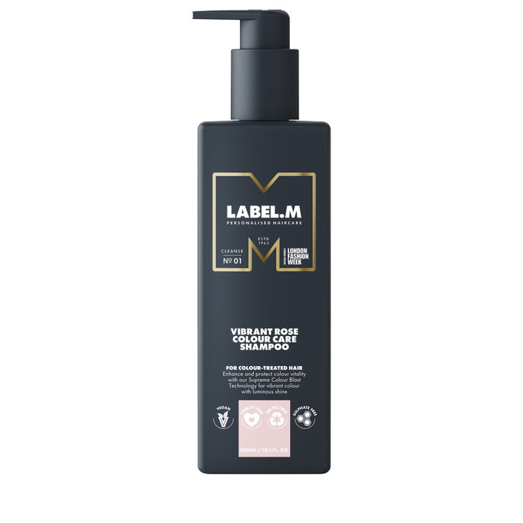 LABEL.M Vibrant Rose Colour Care Shampoo 300ml