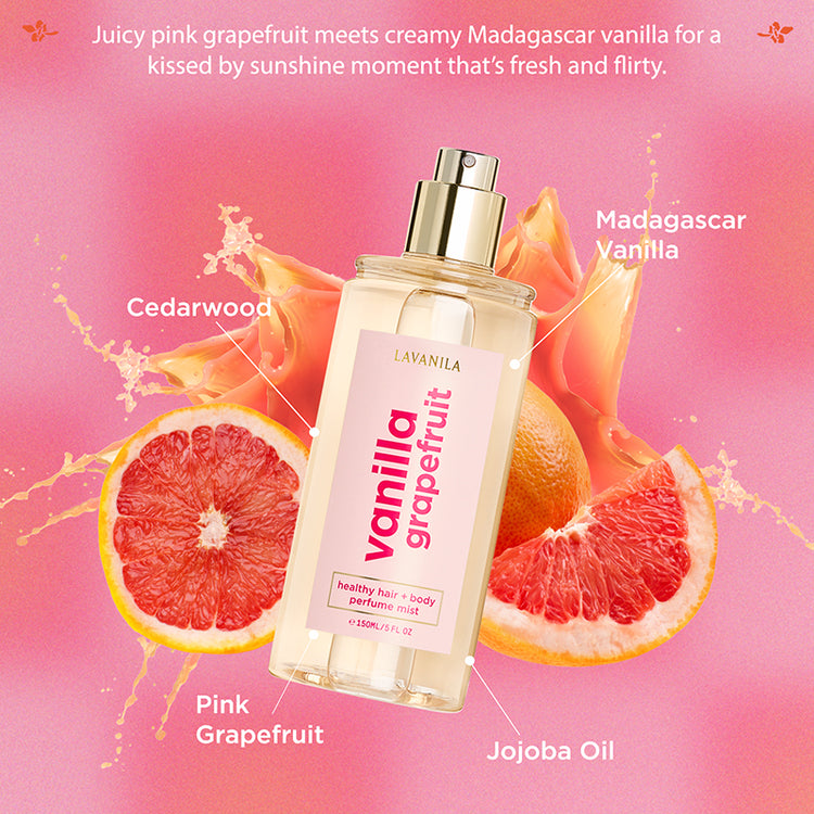 LAVANILA Healthy Hair and Body Mist Vanilla Grapefruit 150ml