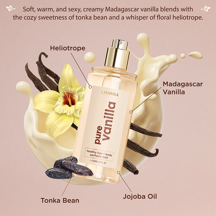 LAVANILA Healthy Hair and Body Mist Pure Vanilla 150ml