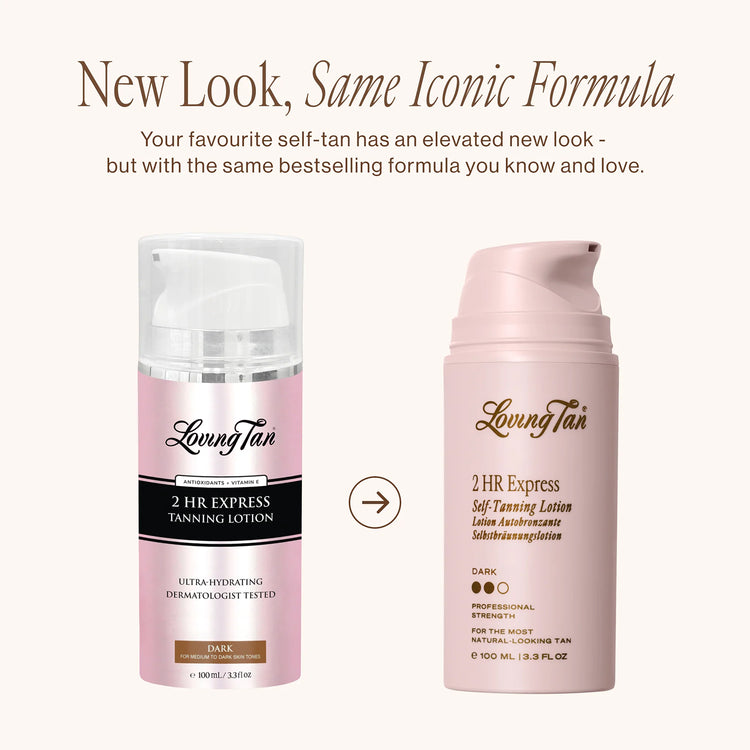 Loving Tan 2 HR Express Tanning Lotion - Dark 100ml