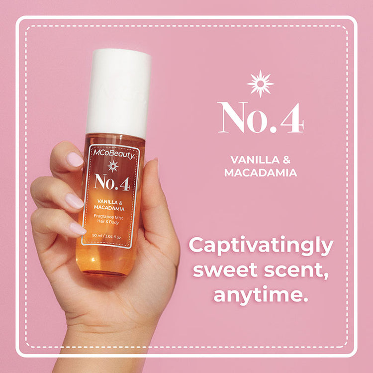 MCoBeauty Fragrance Mist - No.4 Vanilla & Macadamia 90ml
