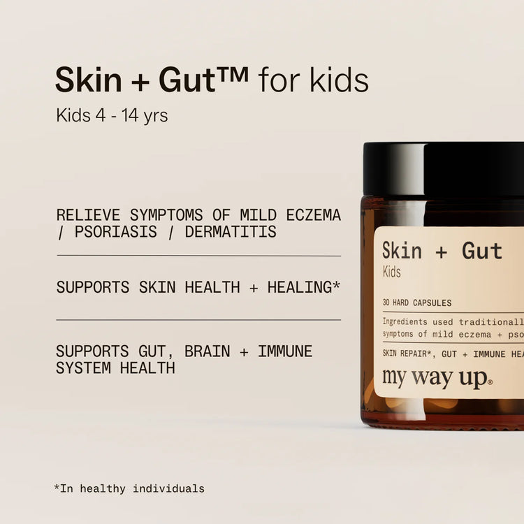 My Way Up Skin + Gut Kids (30 hard capsules)
