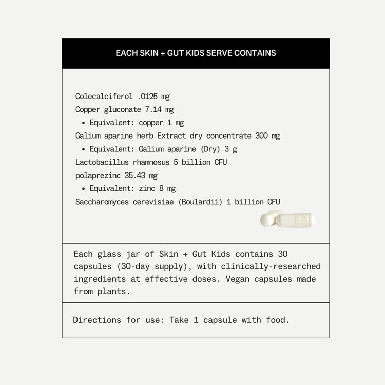 My Way Up Skin + Gut Kids (30 hard capsules)