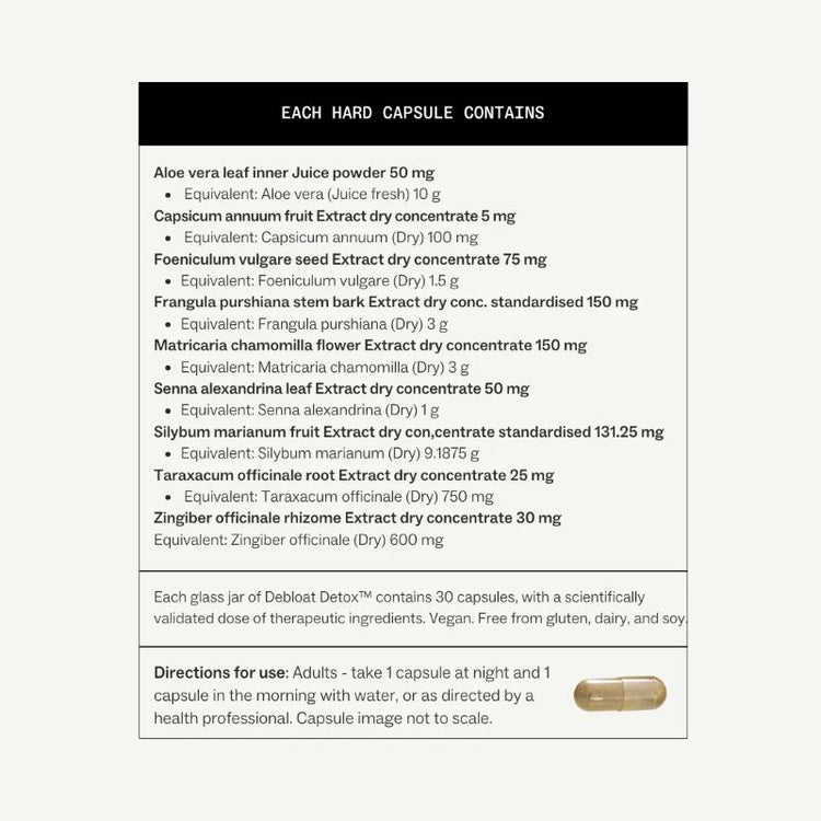 My Way Up Debloat Detox (30 hard capsules)