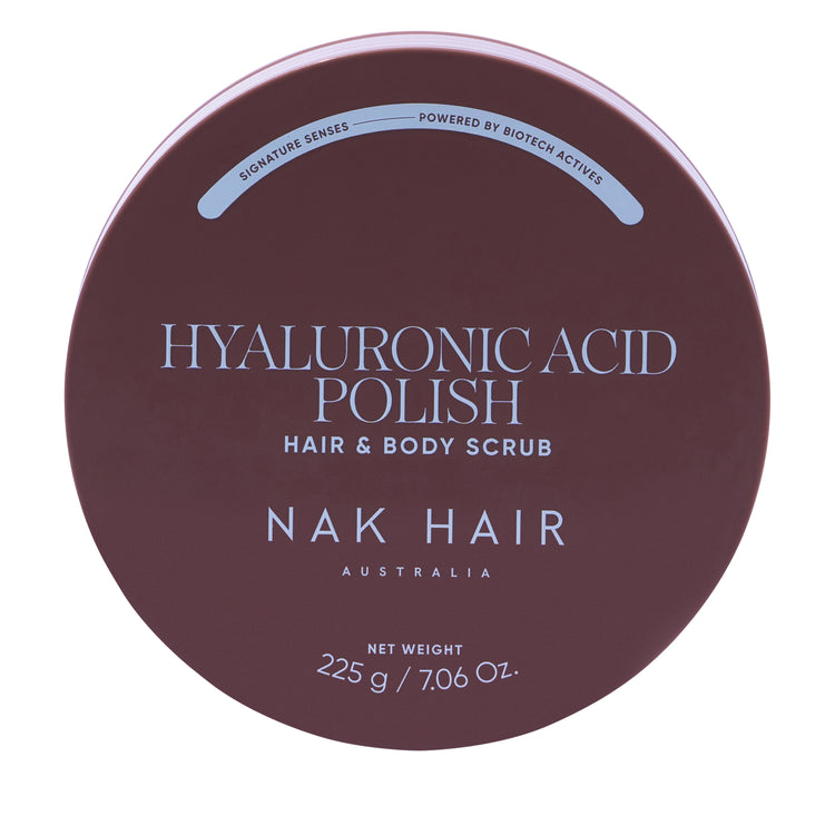 NAK Signature Senses Hyaluronic Acid Polish Hair & Body Scrub 225g