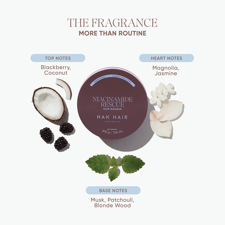 NAK Signature Senses Niacinamide Rescue Hair Masque 200g