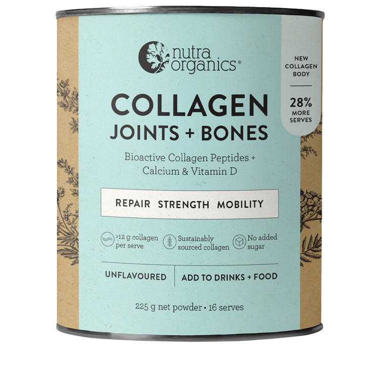 Nutra Organics Collagen Joints + Bones (Collagen Body) 225g