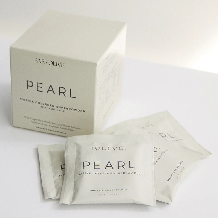 Par Olive PEARL Marine Collagen Superpowder Travel Set (Organic Coconut Milk) 70g
