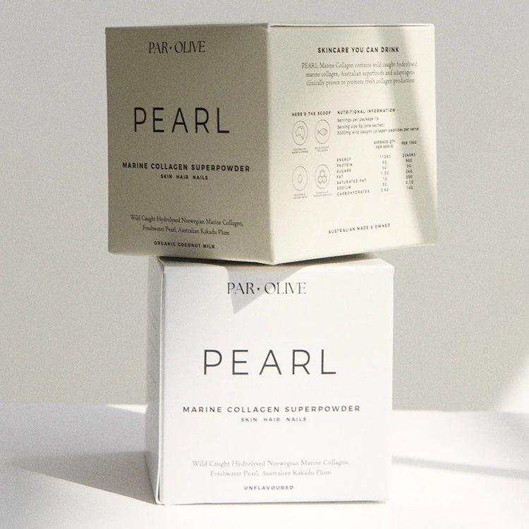 Par Olive PEARL Marine Collagen Superpowder Travel Set (Organic Coconut Milk) 70g