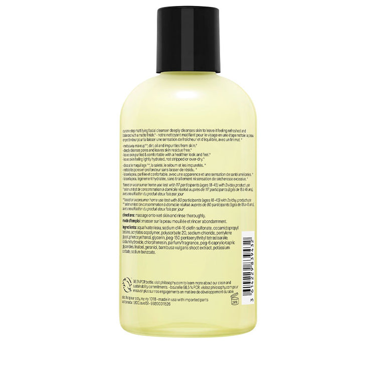 Philosophy Purity Mattifying Cleanser 240ml