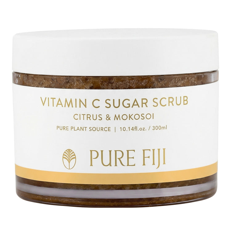 Pure Fiji Coconut Sugar Scrub - Vitamin C Citrus & Mokosoi 300ml