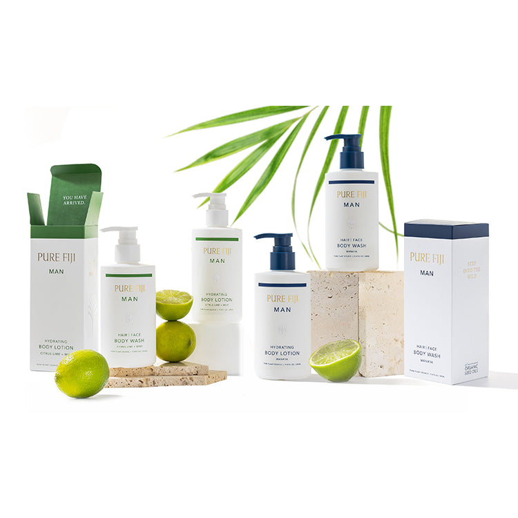 Pure Fiji MAN Body Lotion 280ml - Citrus Lime & Mint 280ml