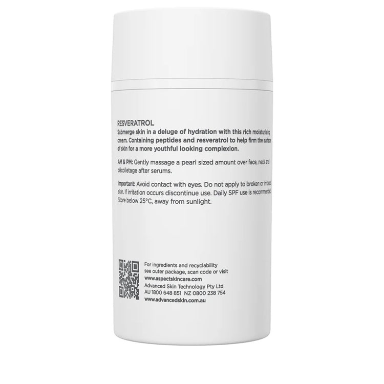 Aspect Dr Resveratrol Moisturising Cream 50g