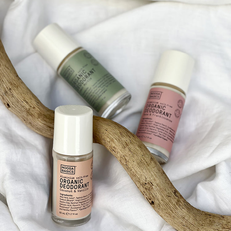 Noosa Basics Organic Deodorant Roll On - Coconut 50ml
