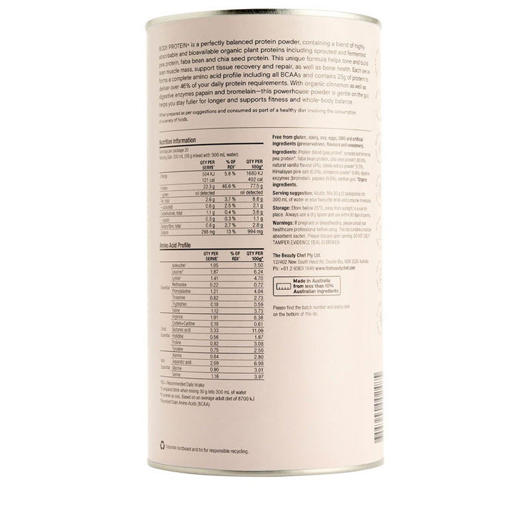 The Beauty Chef Body Protein + Vanilla 600g