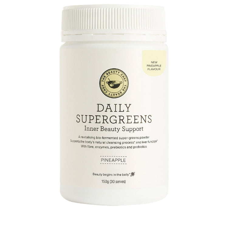 The Beauty Chef Daily Supergreens Inner Beauty Support Pineapple 150g
