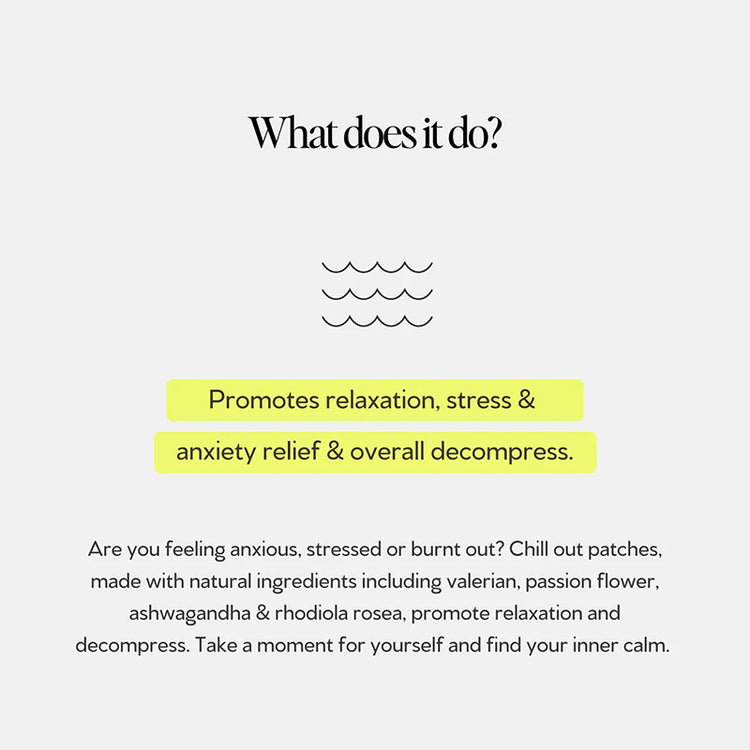 Tonik Chill Out - Stress & Anxiety Relief Transdermal Patch (30 patches)