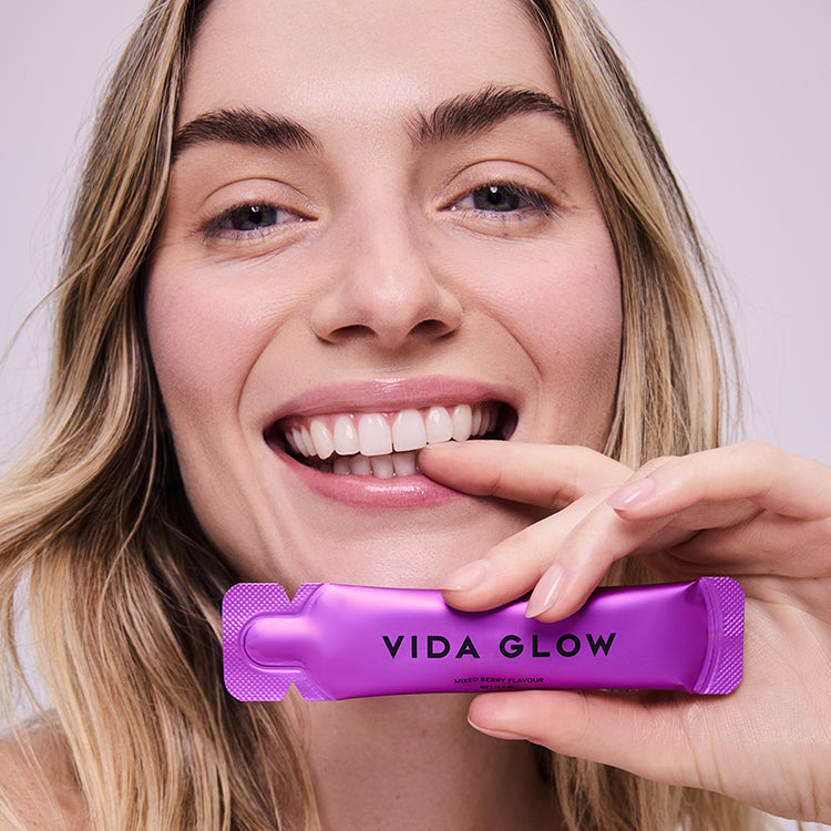 Vida Glow Liquid Collagen Skin Health - Mixed Berry 15 x 12.5ml