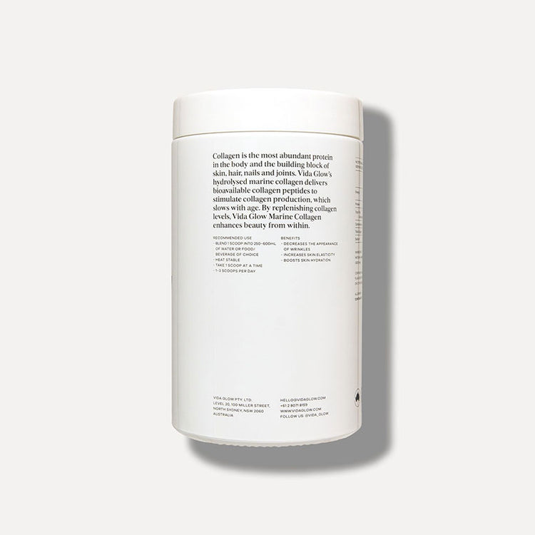 Vida Glow Natural Marine Collagen Loose Powder 270g (90 serves)